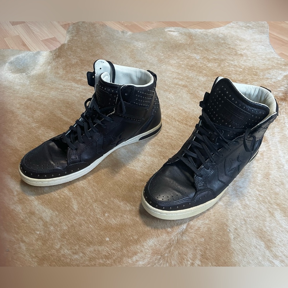 John Varvatos Converse Weapon- Black studded